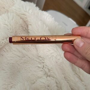 Melt-On Lipstick in Gold and Red